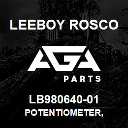 LB980640-01 Leeboy Rosco POTENTIOMETER, | AGA Parts