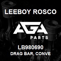 LB980690 Leeboy Rosco DRAG BAR, CONVE | AGA Parts