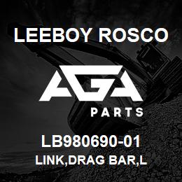 LB980690-01 Leeboy Rosco LINK,DRAG BAR,L | AGA Parts