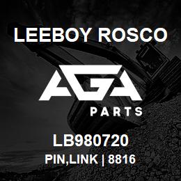 LB980720 Leeboy Rosco PIN,LINK | 8816 | AGA Parts