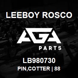 LB980730 Leeboy Rosco PIN,COTTER | 88 | AGA Parts