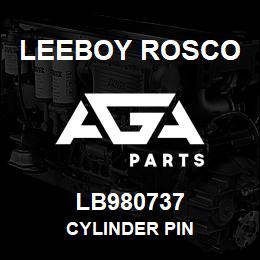 LB980737 Leeboy Rosco CYLINDER PIN | AGA Parts