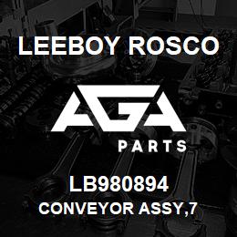 LB980894 Leeboy Rosco CONVEYOR ASSY,7 | AGA Parts