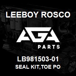 LB981503-01 Leeboy Rosco SEAL KIT,TOE PO | AGA Parts