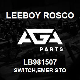 LB981507 Leeboy Rosco SWITCH,EMER STO | AGA Parts