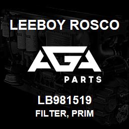 LB981519 Leeboy Rosco FILTER, PRIM | AGA Parts