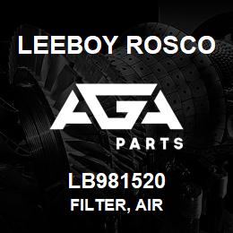 LB981520 Leeboy Rosco FILTER, AIR | AGA Parts