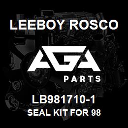 LB981710-1 Leeboy Rosco SEAL KIT FOR 98 | AGA Parts