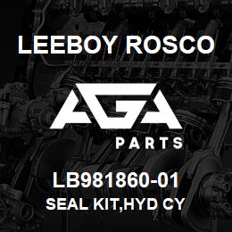 LB981860-01 Leeboy Rosco SEAL KIT,HYD CY | AGA Parts