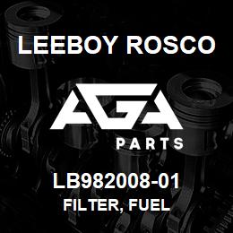 LB982008-01 Leeboy Rosco FILTER, FUEL | AGA Parts