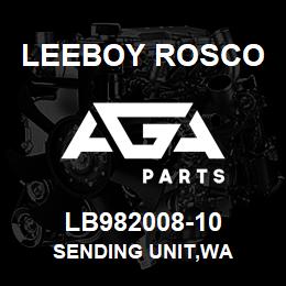 LB982008-10 Leeboy Rosco SENDING UNIT,WA | AGA Parts