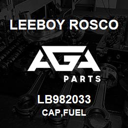 LB982033 Leeboy Rosco CAP,FUEL | AGA Parts