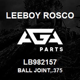 LB982157 Leeboy Rosco BALL JOINT,.375 | AGA Parts