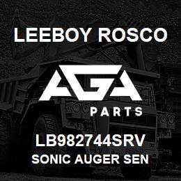 LB982744SRV Leeboy Rosco SONIC AUGER SEN | AGA Parts