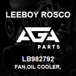 LB982792 Leeboy Rosco FAN,OIL COOLER, | AGA Parts