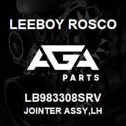 LB983308SRV Leeboy Rosco JOINTER ASSY,LH | AGA Parts