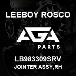 LB983309SRV Leeboy Rosco JOINTER ASSY,RH | AGA Parts