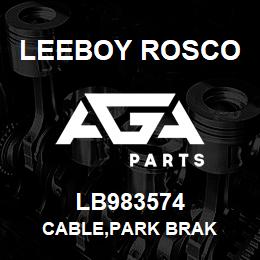 LB983574 Leeboy Rosco CABLE,PARK BRAK | AGA Parts