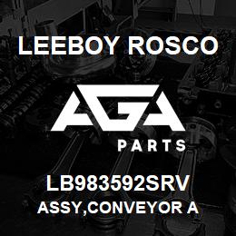 LB983592SRV Leeboy Rosco ASSY,CONVEYOR A | AGA Parts