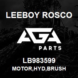 LB983599 Leeboy Rosco MOTOR,HYD,BRUSH | AGA Parts