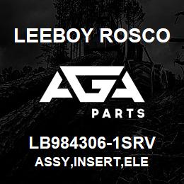 LB984306-1SRV Leeboy Rosco ASSY,INSERT,ELE | AGA Parts