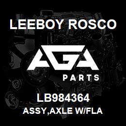 LB984364 Leeboy Rosco ASSY,AXLE W/FLA | AGA Parts