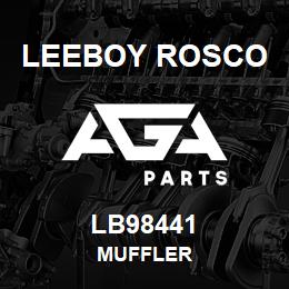 LB98441 Leeboy Rosco MUFFLER | AGA Parts