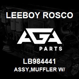 LB984441 Leeboy Rosco ASSY,MUFFLER W/ | AGA Parts