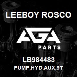 LB984483 Leeboy Rosco PUMP,HYD,AUX,9T | AGA Parts