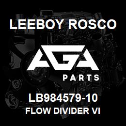 LB984579-10 Leeboy Rosco FLOW DIVIDER VI | AGA Parts