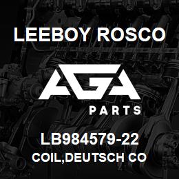 LB984579-22 Leeboy Rosco COIL,DEUTSCH CO | AGA Parts