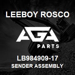 LB984909-17 Leeboy Rosco SENDER ASSEMBLY | AGA Parts