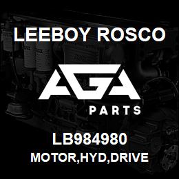 LB984980 Leeboy Rosco MOTOR,HYD,DRIVE | AGA Parts