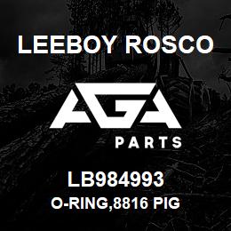 LB984993 Leeboy Rosco O-RING,8816 PIG | AGA Parts