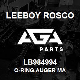 LB984994 Leeboy Rosco O-RING,AUGER MA | AGA Parts