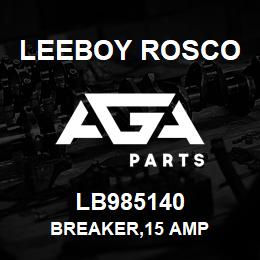 LB985140 Leeboy Rosco BREAKER,15 AMP | AGA Parts