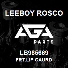 LB985669 Leeboy Rosco FRT.LIP GAURD | AGA Parts