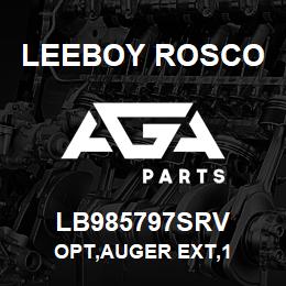 LB985797SRV Leeboy Rosco OPT,AUGER EXT,1 | AGA Parts