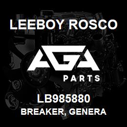 LB985880 Leeboy Rosco BREAKER, GENERA | AGA Parts