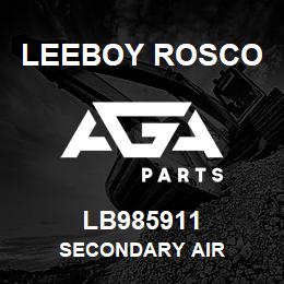 LB985911 Leeboy Rosco SECONDARY AIR | AGA Parts