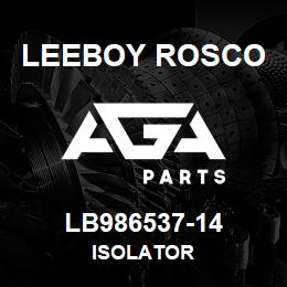 LB986537-14 Leeboy Rosco ISOLATOR | AGA Parts