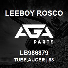 LB986879 Leeboy Rosco TUBE,AUGER | 88 | AGA Parts