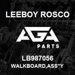 LB987056 Leeboy Rosco WALKBOARD,ASS'Y | AGA Parts