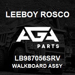 LB987056SRV Leeboy Rosco WALKBOARD ASSY | AGA Parts