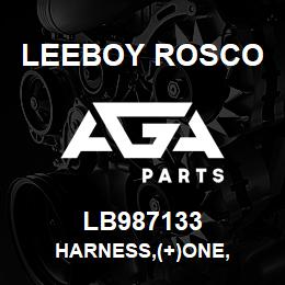 LB987133 Leeboy Rosco HARNESS,(+)ONE, | AGA Parts