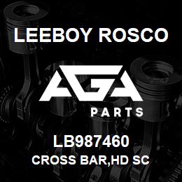 LB987460 Leeboy Rosco CROSS BAR,HD SC | AGA Parts