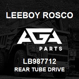 LB987712 Leeboy Rosco REAR TUBE DRIVE | AGA Parts