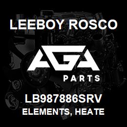 LB987886SRV Leeboy Rosco ELEMENTS, HEATE | AGA Parts