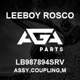 LB987894SRV Leeboy Rosco ASSY,COUPLING,M | AGA Parts