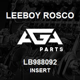 LB988092 Leeboy Rosco INSERT | AGA Parts